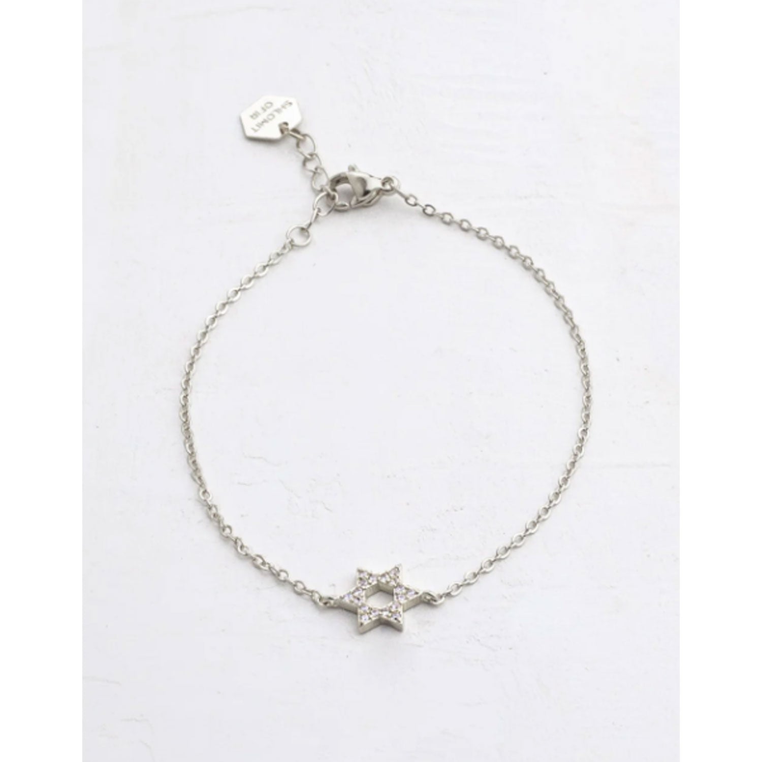 Crystal Star of David Bracelet Petroff Gallery 