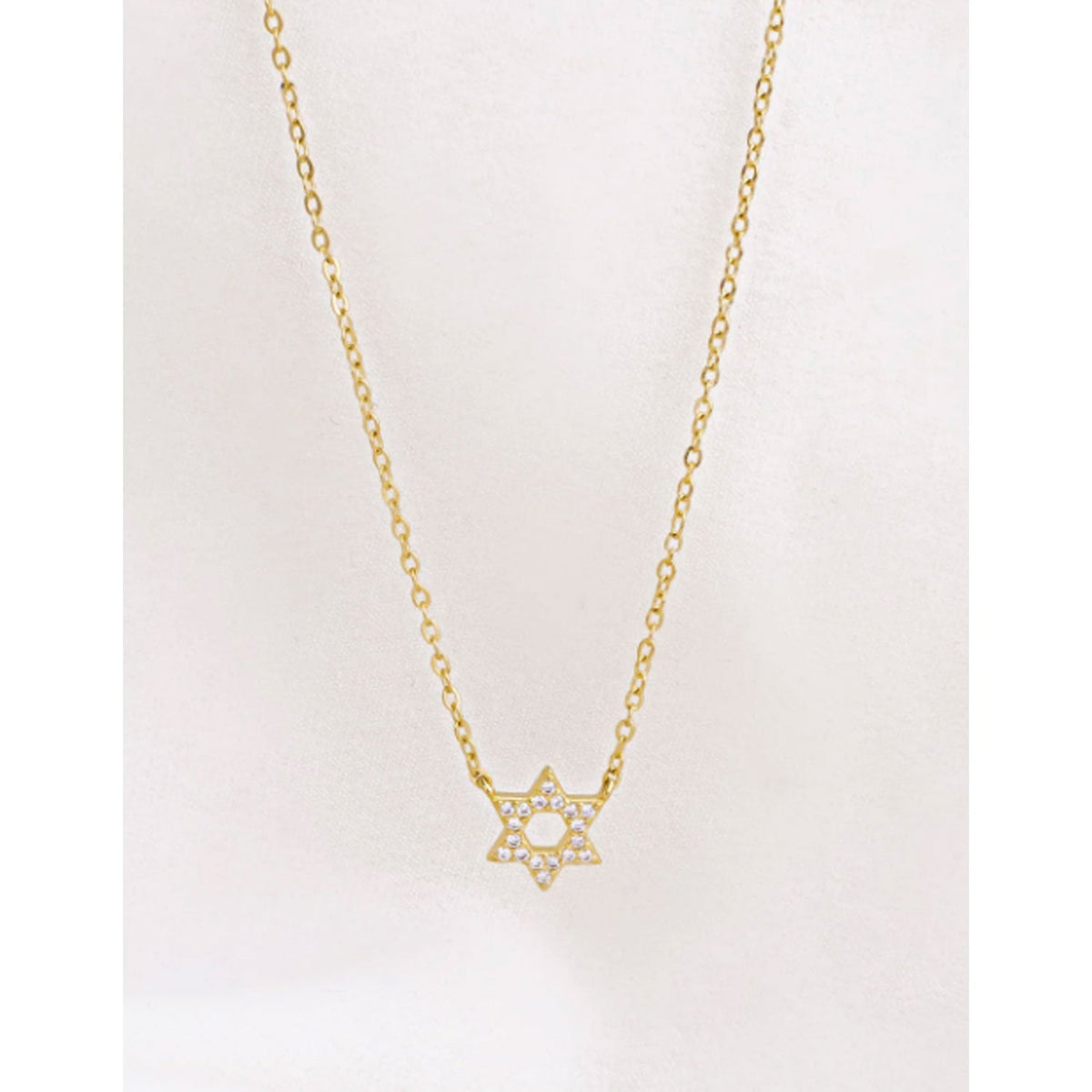 Crystal Star of David Necklace Petroff Gallery 