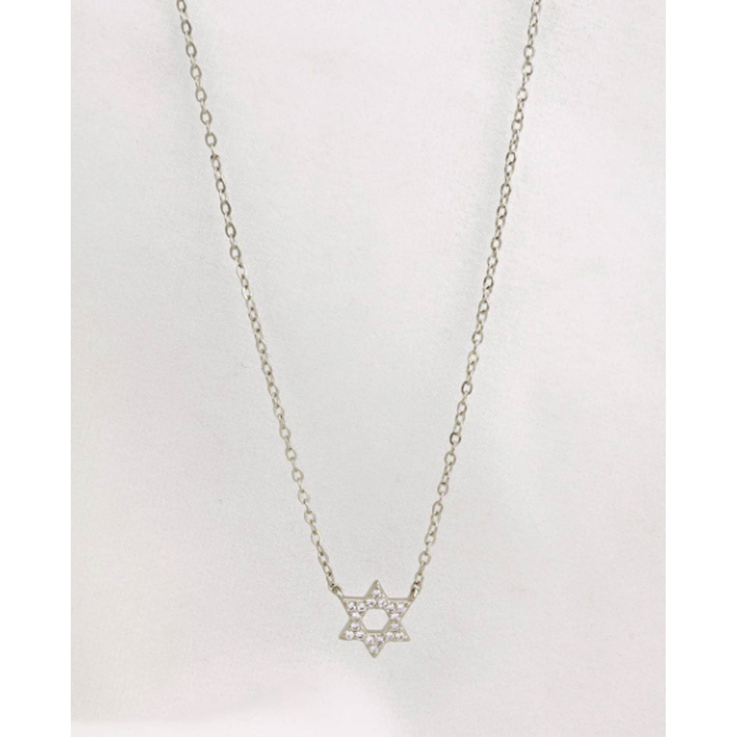 Crystal Star of David Necklace Petroff Gallery 
