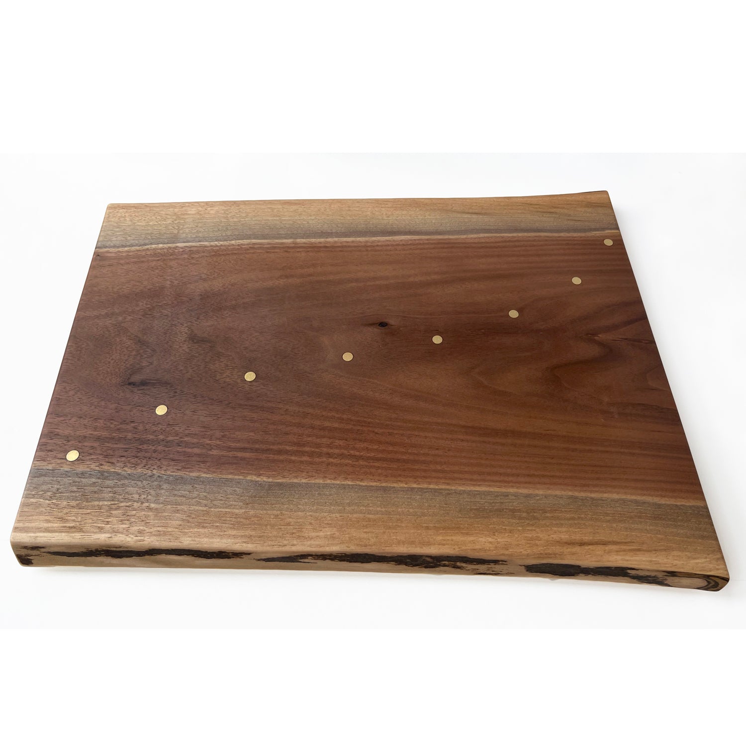 Debra Braun - Board with Brass, 18" x 13" x 1.5"