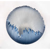 Steel Blue Orb 11" - Petroff Gallery - Glass Art