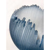 Steel Blue Orb 11" - Petroff Gallery - Glass Art