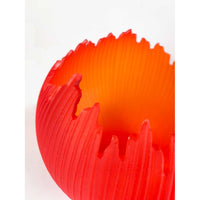 Cherry Orange Orb 7" - Petroff Gallery - Glass Art