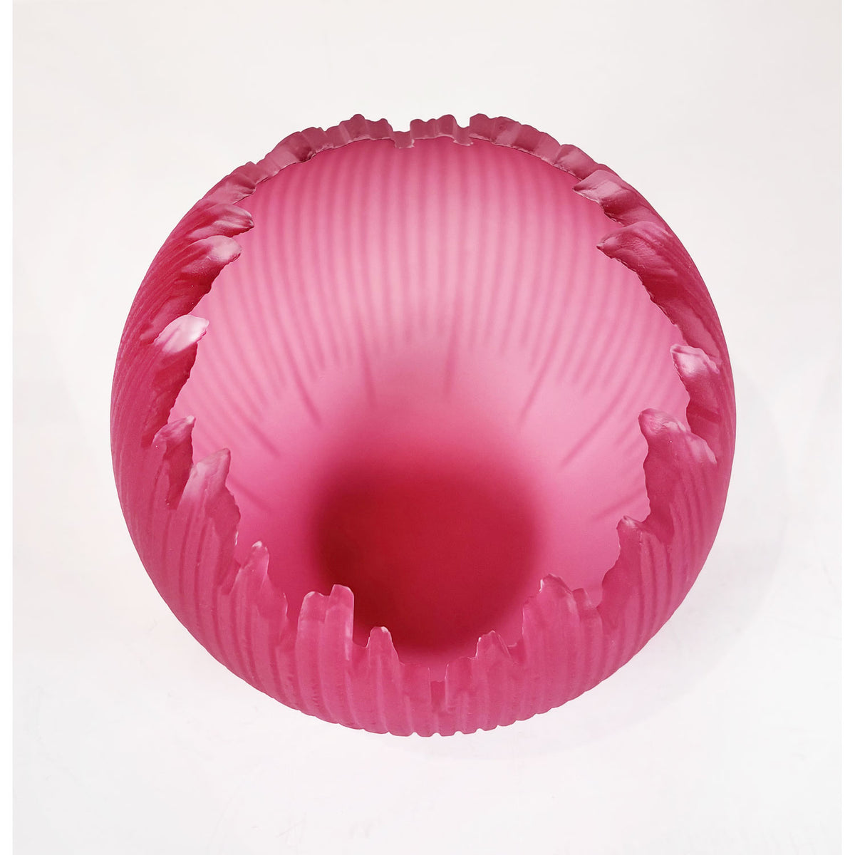 Ruby Orb 6.25" - Petroff Gallery - Glass Art