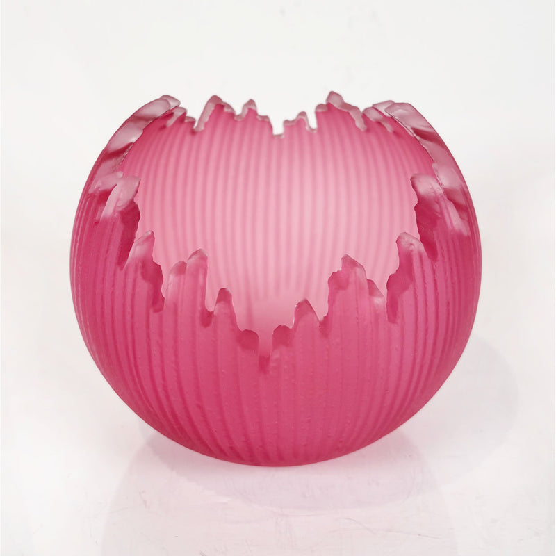 Ruby Orb 6.25" - Petroff Gallery - Glass Art