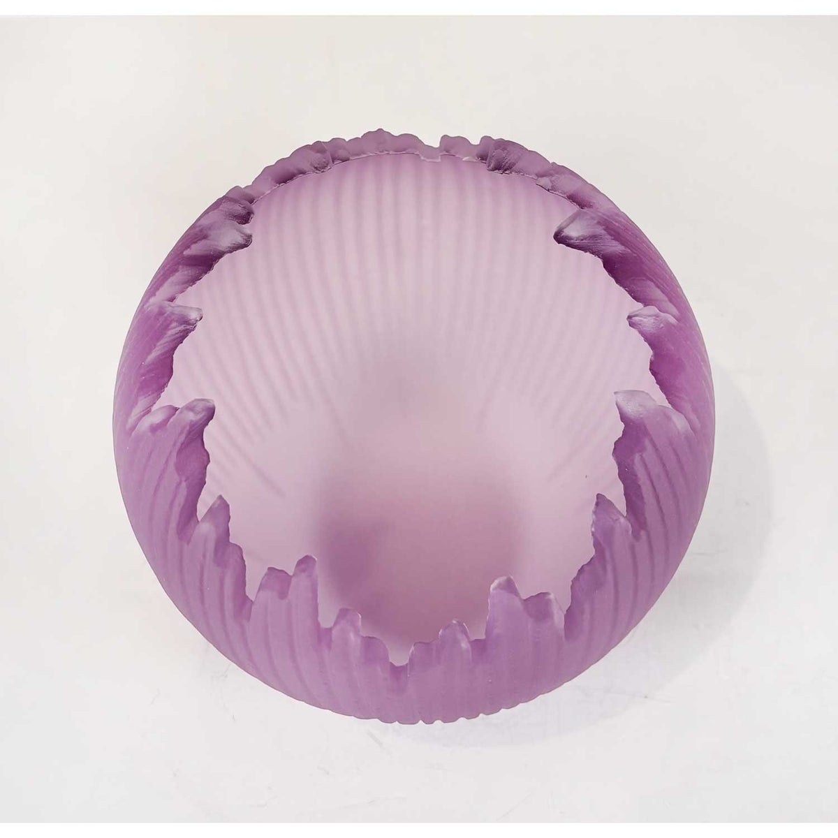Pale Violet Orb 5.5" - Petroff Gallery - Glass Art