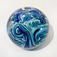 Ocean Paperweight - Petroff Gallery - Glass Art