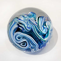 Ocean Paperweight - Petroff Gallery - Glass Art