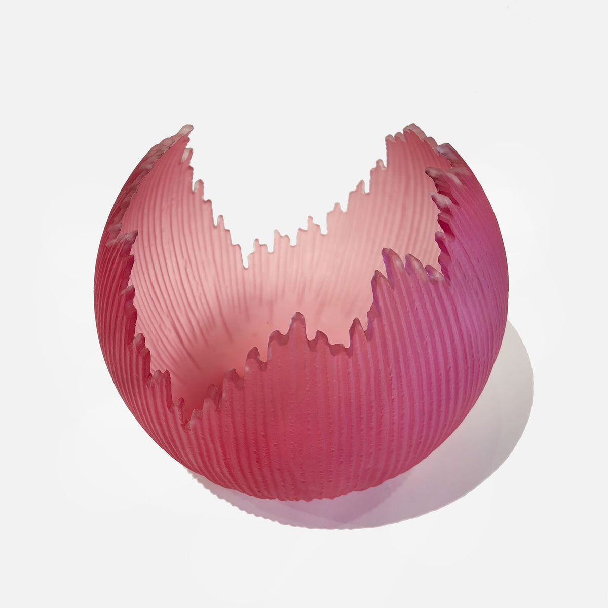 Ruby Orb 9" - Petroff Gallery - Glass Art