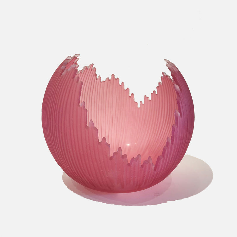 Ruby Orb 9" - Petroff Gallery - Glass Art