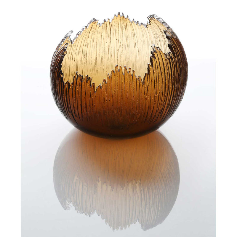 Polished Sargasso Orb 10" - Petroff Gallery - Glass Art
