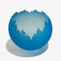 Aqua Orb 8" - Petroff Gallery - Glass Art