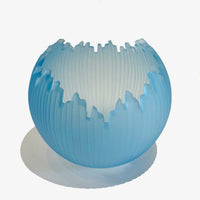 Aqua Orb 7.5" - Petroff Gallery - Glass Art