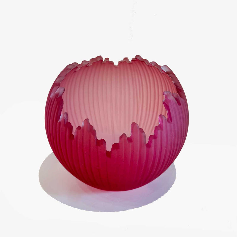 Ruby Orb 6" - Petroff Gallery - Glass Art