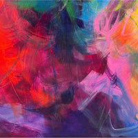 Dance At Sunset 40" x 60" Detail View - Petroff Gallery - Painting