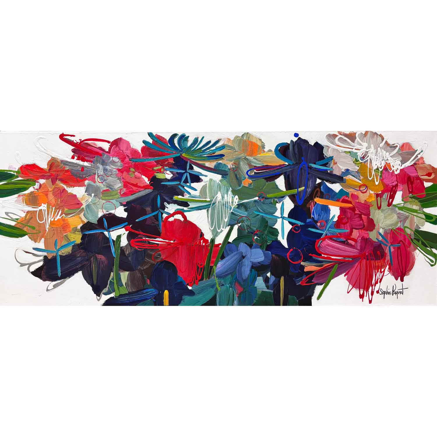 Dansons 24" x 60" - Petroff Gallery - Painting