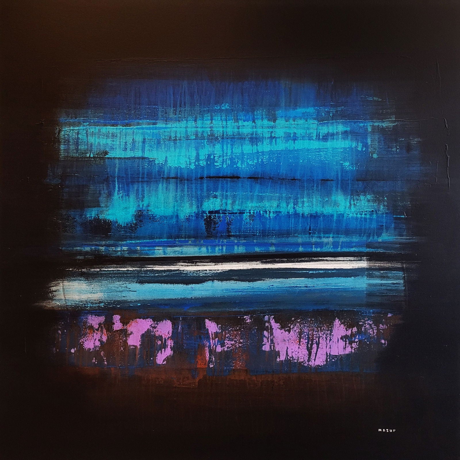 Dark Matter 2 40" x 40" - Petroff Gallery -  - Chris Masoure - Dark Matter 2 40x40