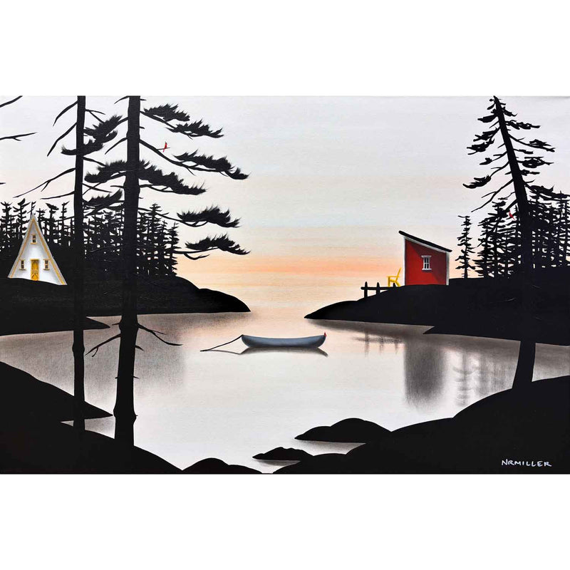 Dawn Greeter 24" x 36" - Petroff Gallery - Painting