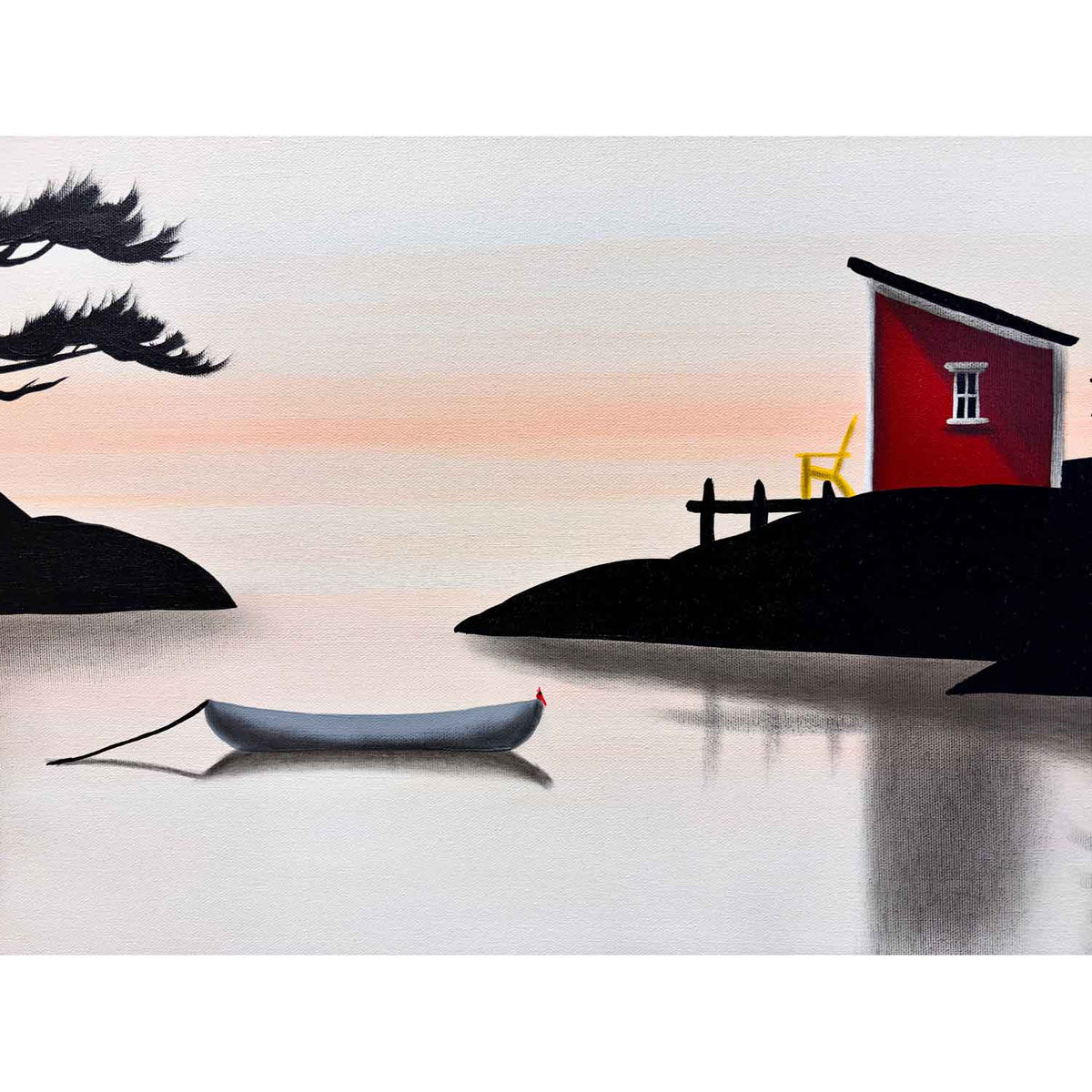 Dawn Greeter 24" x 36" - Petroff Gallery - Painting