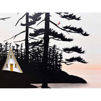 Dawn Greeter 24" x 36" - Petroff Gallery - Painting