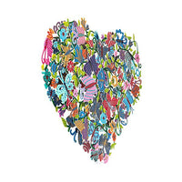 Double Metal Cutout Heart Butterflies - Petroff Gallery -  - 