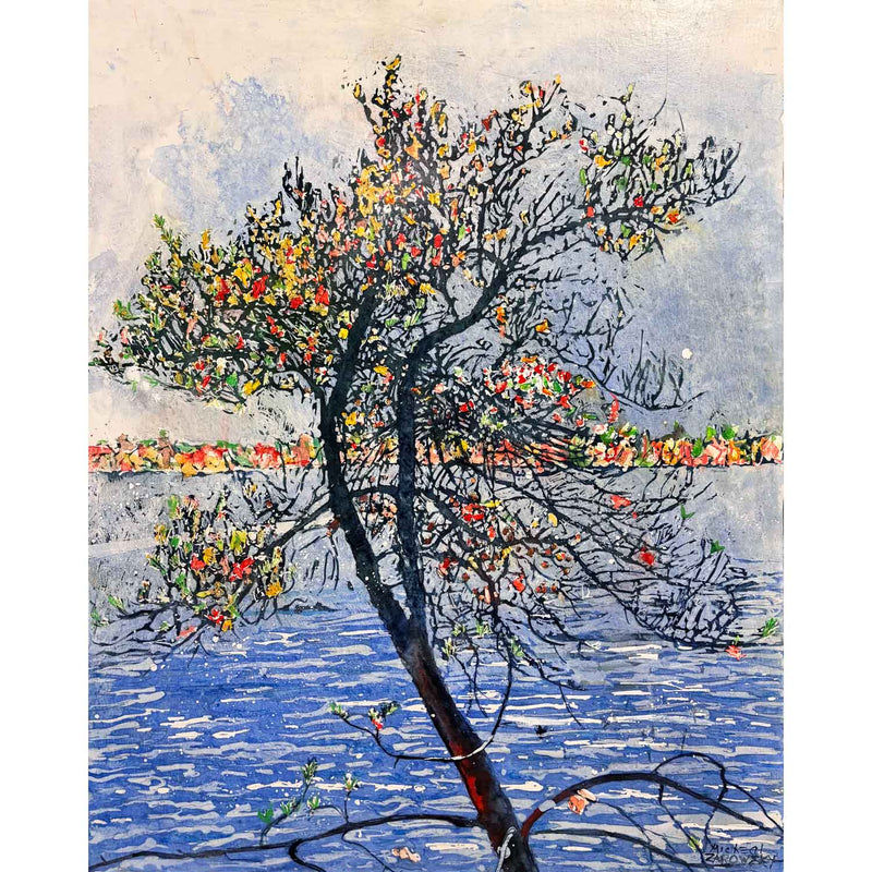 Dressed by Autumn 30" x 24" - Petroff Gallery - Painting