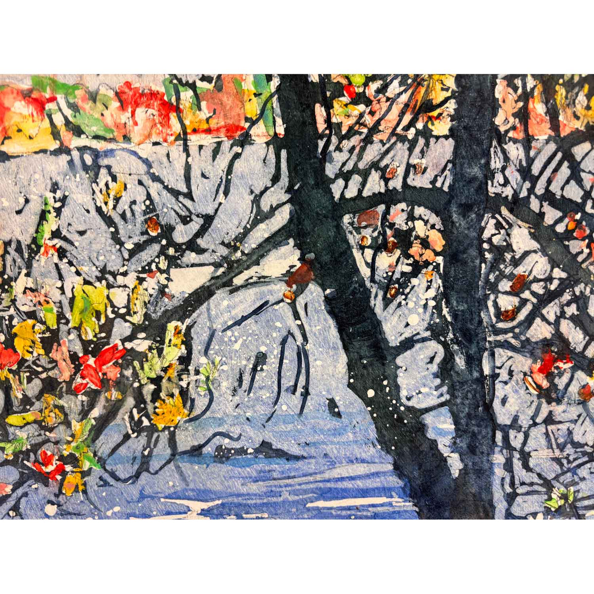 Dressed by Autumn 30" x 24" - Petroff Gallery - Painting