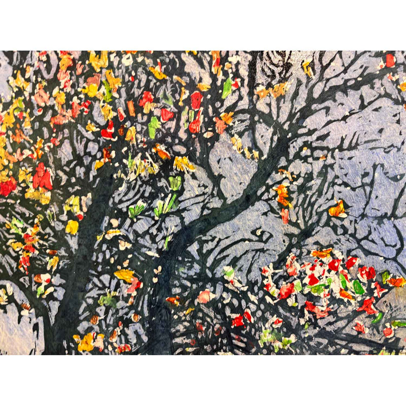 Dressed by Autumn 30" x 24" - Petroff Gallery - Painting