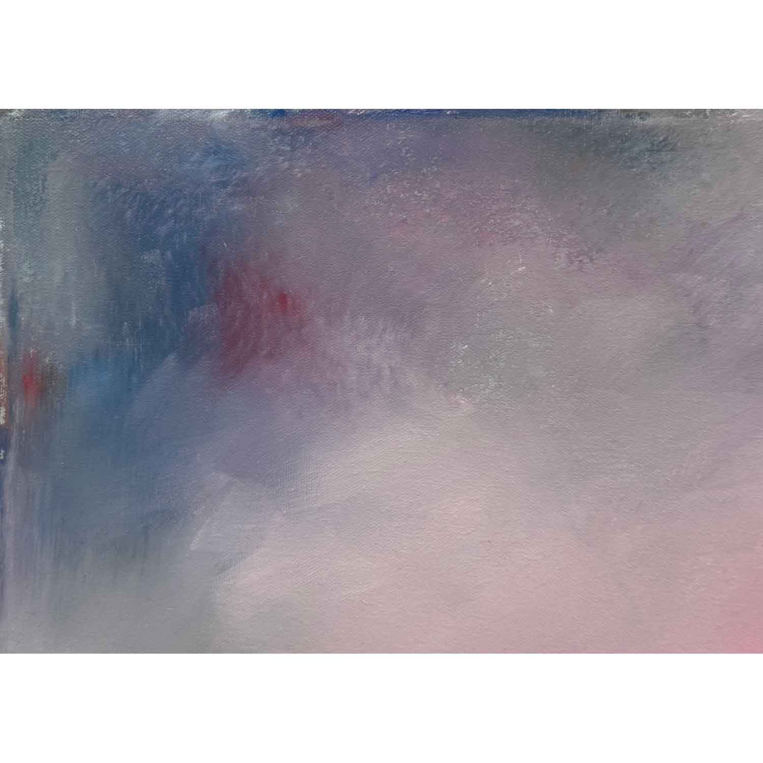 Drift into the Night 18" x 18" - Petroff Gallery - Painting - Close up 2