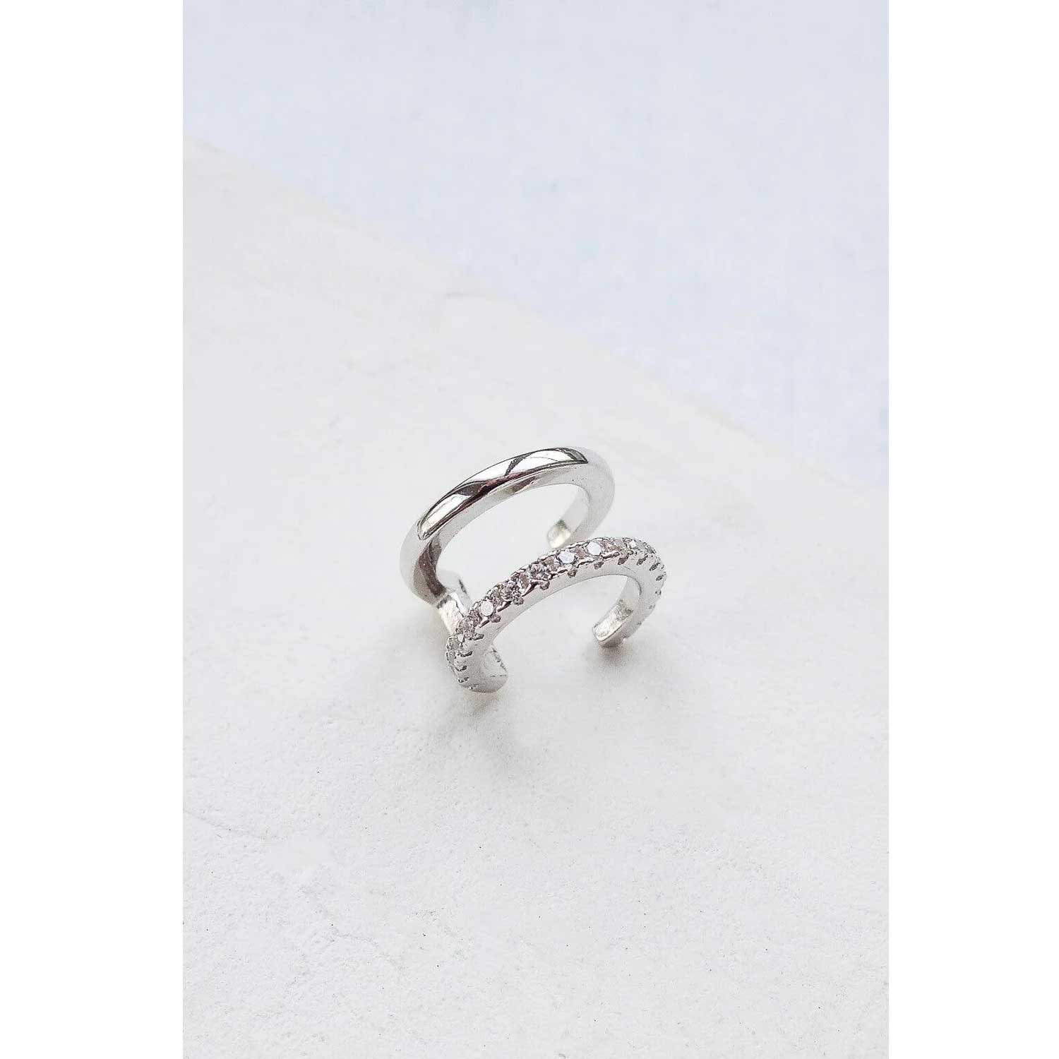 Duke Ear Cuff Silver - Petroff Gallery - Jewellery