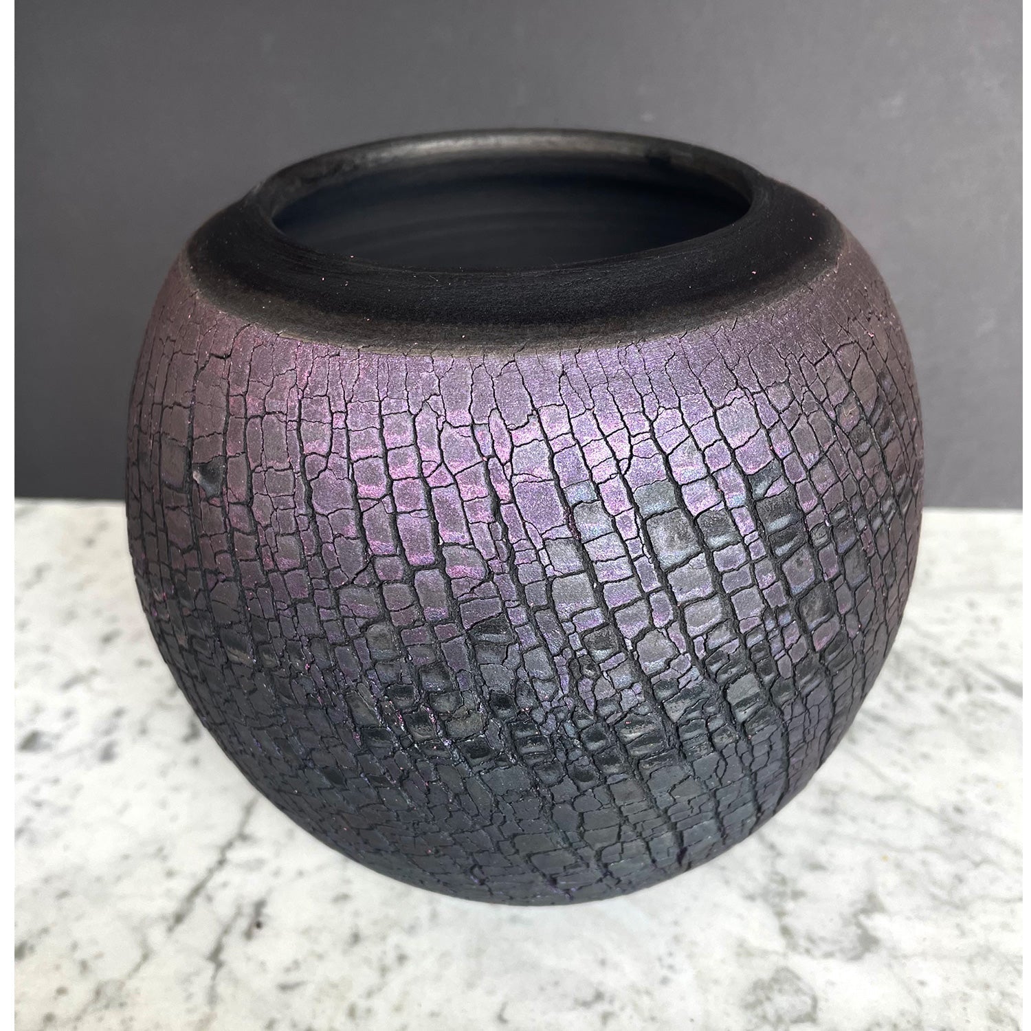 Duo Colour Mica Vase - Petroff Gallery -  - Mary Goh - Duo Colour Mica Vase
