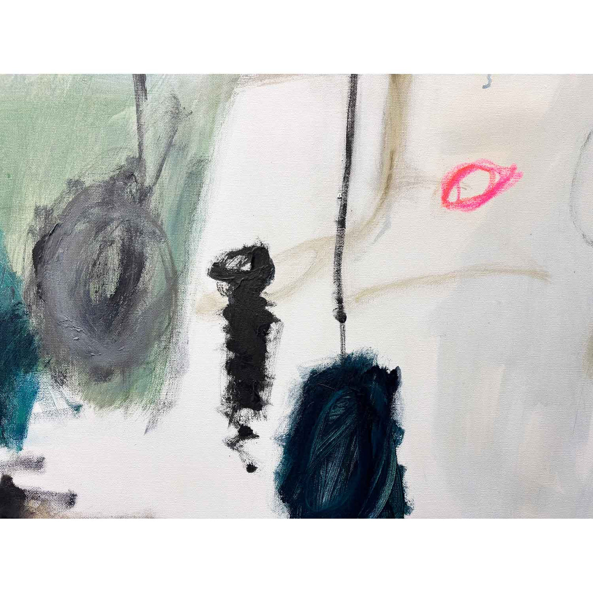 Dusty Blue 60" x 48" - Petroff Gallery - Painting