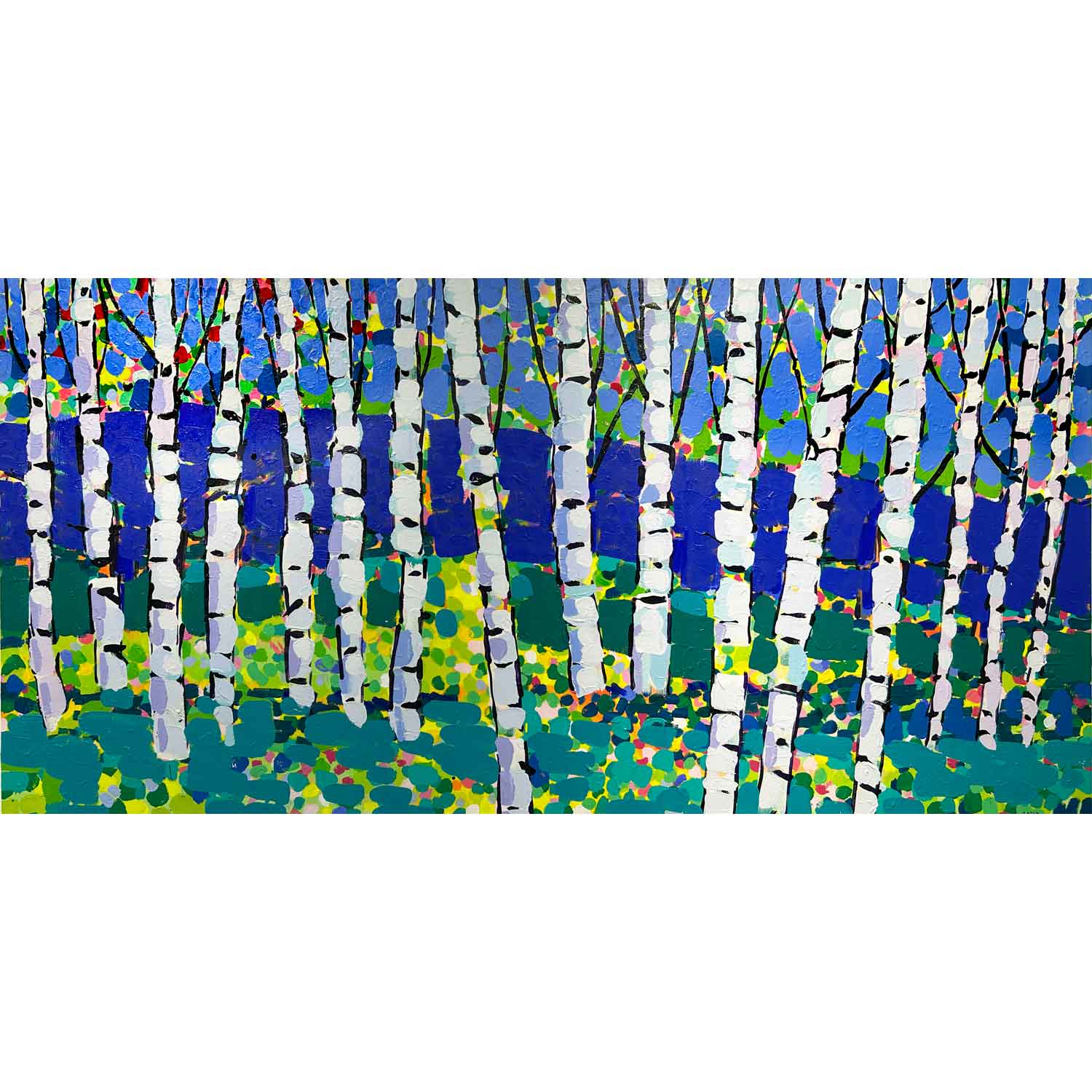 The Long Way Around 36" x 72" - Petroff Gallery- Painting