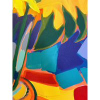 Saturday's Sunflowers 48" x 36"(Detail)- Petroff Gallery- Painting