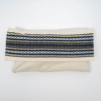 Blue and Gold Cotton Adam Tallit - PEtroff Gallery - Judaica 