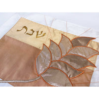 Challah Cover Cream Wheat - Petroff Gallery - Judaica