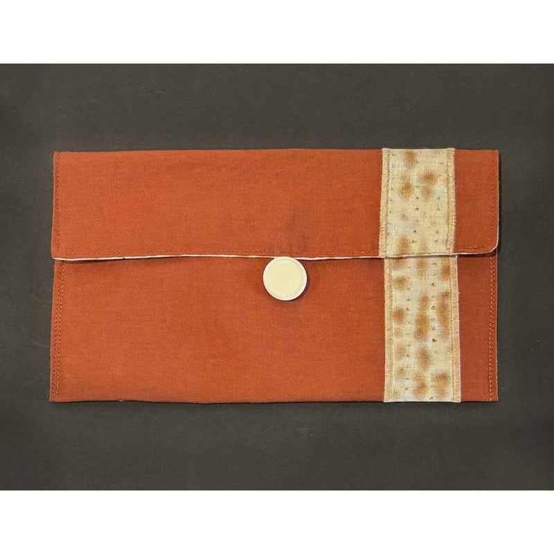 Afikoman Bag Orange 1 - Petroff Gallery - Judaica