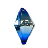Medium Mirror Crystal Cerulean - Petroff Gallery - Glass Art