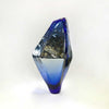 Medium Mirror Crystal Cerulean - Petroff Gallery - Glass Art