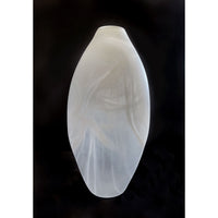 Medium Etched Alabaster Drape  - Petroff Gallery - Glass Art
