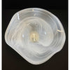 Extra Large Shiny Alabaster Floral Bowl- Petroff Gallery - Glass art