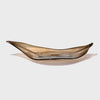 Large Shiny Smokey Topaz Leaf - Petroff Gallery - Glass Art