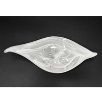 26" Shiny Alabaster Leaf - Petroff Gallery - Glass
