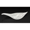 30" Shiny Alabaster Leaf- Petroff Gallery - Glass