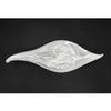 30" Shiny Alabaster Leaf- Petroff Gallery - Glass