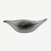 30" Shiny Grey Leaf- Petroff Gallery - Glass
