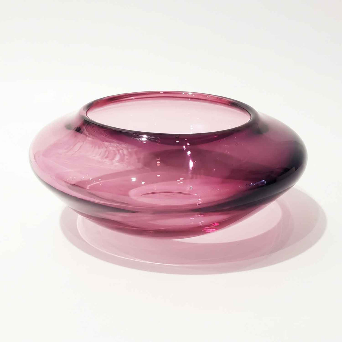 Gold Ruby / Amethyst 3 Halo Petroff Gallery - Glass