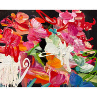 Echo of My Mind 36" x 18" Detail View - Petroff Gallery - Painting