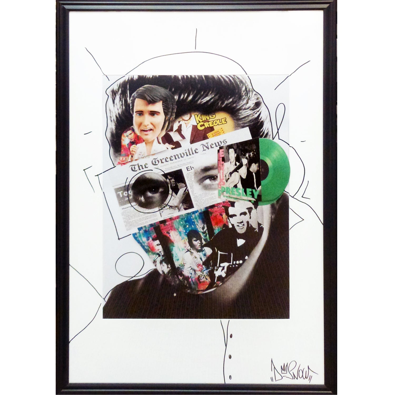 Elvis 36" x 26" - Petroff Gallery -  - Diogo Neves -  Elvis 36" x 26"