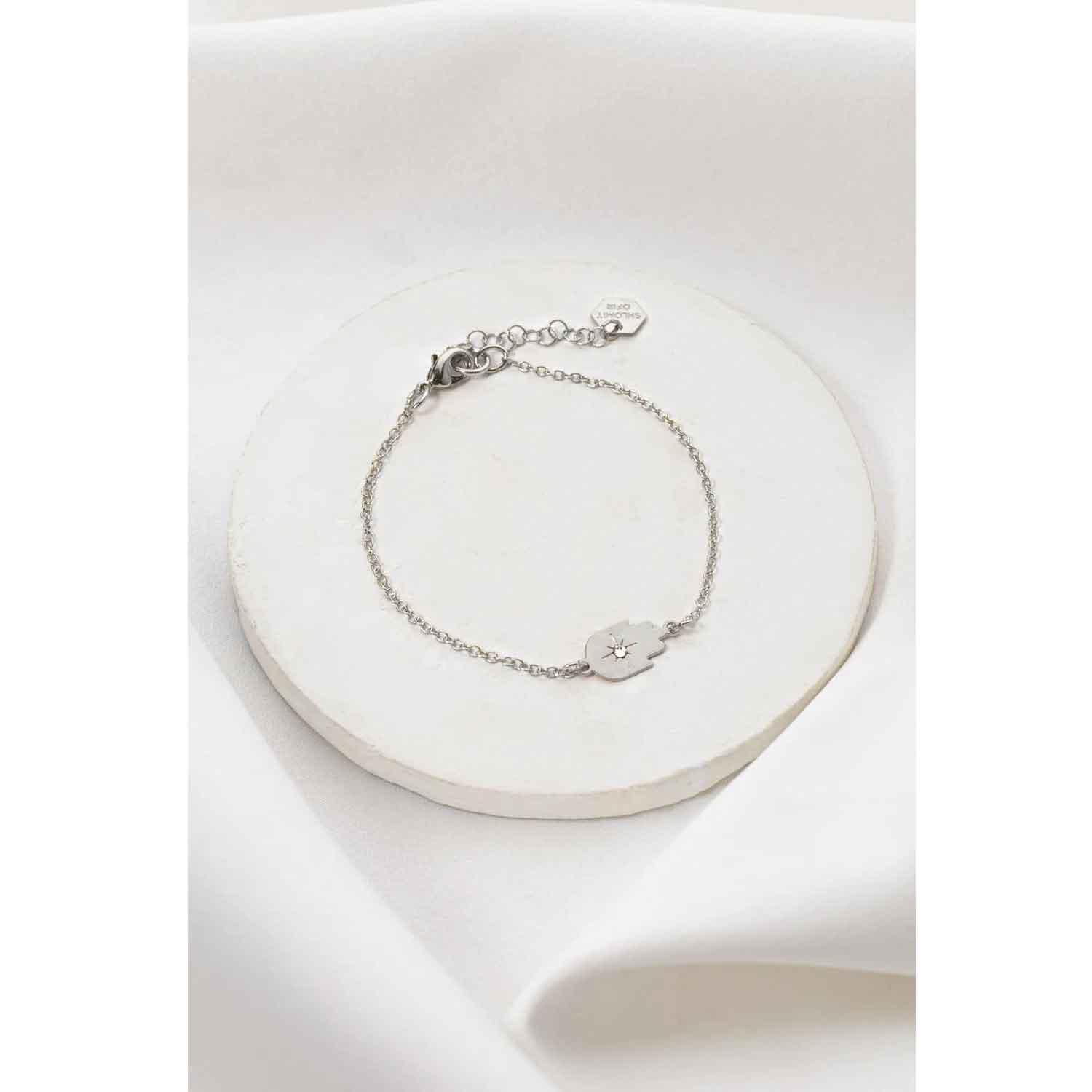 Embelished Hamsa Bracelet
